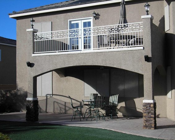 Patio Cover and Balcony
